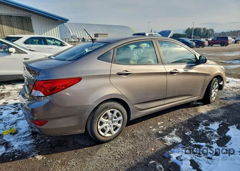 2012 Hyundai Accent Gls z USA, uszkodzony, nr VIN KMHCT4AE5CU130578